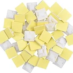 Gilhot® Cable Ties Adhesive Mounts, 25mm x 25mm White Nylon Zip Cable Tie Mount for Wire Clips Wraps Base Holder Sticky Pads Cable Organizer(Pack Of 100)-image-98