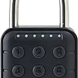 Combination Lock for Outdoor, 6 Digits Waterproof Padlock for Locker, Smart Combo Lock for Gym and School Locker, Door, Fence, Suitcase-image-14