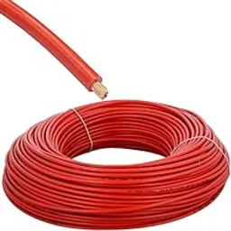 Techking 15 YEARS WARRANTY Flexible 4mm Copper Wire for Home, Domestic, and Industrial Electrical Wiring – Durable Cable for Safe and Efficient Power Connections -10 Meter (Red Color) image 1
