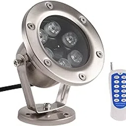 Hilittvne Underwater LED Lights, 18 W RGB Colour Changing Spotlights, IP68 Waterproof Diver Spotlights, Suitable for Garden, Patio, Lawn Path (Transformer Not Included)-picture-22