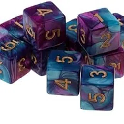 ATORSE Toy 20 x 6-Sided Game Dice 16mm Dice for Board Games/Teaching Math -Toys & Hobbies-Games-Board & Traditional Games-Contemporary Manufacture-image-91