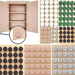 Felt Furniture Pads 1" X 1" inch Dia Felt Pads Floor Protectors Chair Felt Pads Felt Pads for Furniture Feet Furniture Pads for Hardwood Floors Protect Your Floors! (Black Round, 25mmX25mm 25 Pcs)-image-20