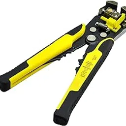 Novo 8-Inch Self-Adjusting Automatic Cable Cutter Crimper, 5 in 1 Multipurpose Tool Wire Stripping Cutting Pliers, 10-24 AWG (0.2~6.0mm²) (Red)-picture-23