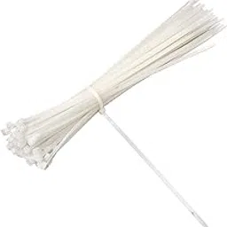 Electronicspices (200X3.6MM) CABLE ZIP TIE WHITE NYLON WIRE ORGANIZER -100 PCS-picture-22