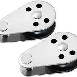 Bnf® 2 Pieces 316 Stainless Steel Pulley Blocks Rope Runner Boat Accessories | Sailing Rigging & Fittings | Sailing Hardware & Gear | Boat Parts-image-66