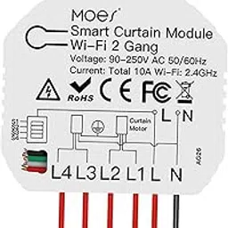 UJEAVETTE WiFi Relay Switch Self-Locking Switch Module Automation Timers 2 Gang-picture-13