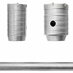 UpToDateTools Hole Saw Set 50mm 40mm 30mm Electric Hollow Core Drill Bit Shank 300mm Concrete RodCement Stone Wall Drilling Cutter for Air Conditioner-picture-25