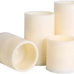 Bnf® Set of 4 Pieces Flameless LED Candle Decorative Battery Candle for Candlelight Dinner|4 Pieces LED Candles|Home & Garden-picture-27