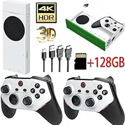 M88 Retro Game Console Retro Game Stick,20000+ Video Games,30+ Emulators,Support 4-Player Online Battles,4K HDMI Arcade Gaming Console with Dual 3D Rocker Plug and Play Emulator Console for TV (128G) image 1