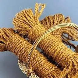 Coconut Fiber Coir Rope 50 Feet Length - Pack of 4, 200 Feet for Garden/Crafts/Well/Plant Hanger-picture-19