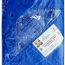 Ecopaulin Star 12X10 Ft 90 GSM Blue Premium Waterproof Tarpaulin - Heavy Duty Outdoor Tarp for, Roofing, and Gardening - Durable, UV Resistant, Rip-Stop Fabric - Ideal for All Weather Conditions-picture-12