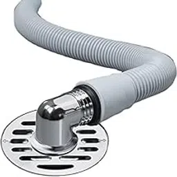 Flexible Floor Drain Waste Pipe Connector | Anti-Odor & Leak-Proof Bathroom Sink Drain Hose | Stainless Steel & PVC Outlet Pipe for Washing Machine, Basin, or Kitchen Sink-picture-14