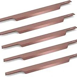 Plantex Profile Handle for Kitchen Cabinet/18 Inch Aluminium Drawer Profile Handle/Wardrobe Pull Handle for Home/Office/Hotel - Pack of 5 (Rose Gold)-picture-14
