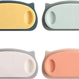 SIYANSHU 4 Pack Plug Wire Organizer Cable Holder Clips Cord Manager Clips with Self Adhesive Pad Cable Management for Home and Office Cable Wire (Random, Pack Of 4).-image-63