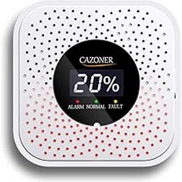 Natural Gas Detector and Propane Detector, LPG Methane Gas for Home, Upgrade LCD Display (USB) (Black)-image-38