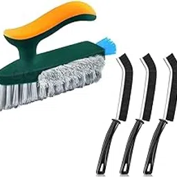 4 in 1 Cleaning Brush, Gap Cleaning Brush, Rotating Crevical Cleaning Brush, Toilet Brush, Scrub Brush for Shower Tile, Scrub Brushes with Squeegee, Bathroom Cleaning Brushes (Bathroom Cleaning Brush)-picture-19