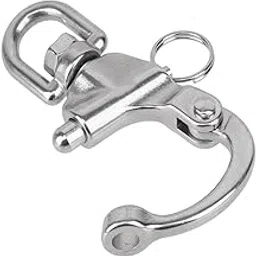 Swivel Eye Snap Shackle 316 Stainless Steel Marine Boat Yacht Hardware 70mm-picture-14