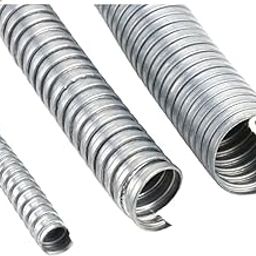 generic SIE Flexible Electrical Conduit Pipe to Safeguard Wires & Cables Silver Galvanized Steel || (12mm 15 MTR)-picture-8