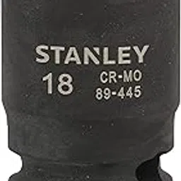 STANLEY STMT89445-8B Chrome-Molybdenum Steel 6 Point Impact Socket 1/2 inch 18 mm(Black)-picture-13