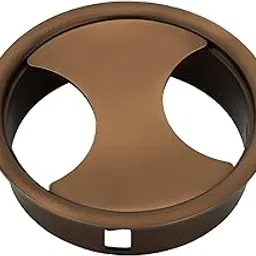 Nixnine Table Desk Grommet 2 Inch, Rose Gold Antiqu Desk Cord Cable Hole Cover Grommet, Computer Wire Cable Organiser Manager - Pack of 3, (Rose Gold)-picture-21