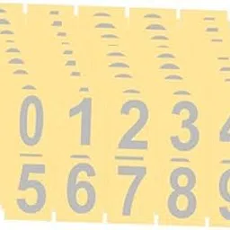 TRENDIVIBE Mailbox Numbers for Outside Novelty Address Numbers for Trash Bin House Home 88cmx5cm image 1