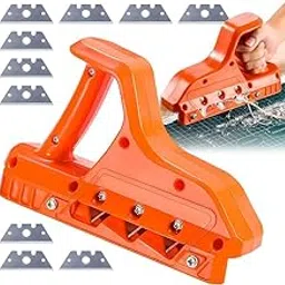 Plasterboard Fast Cutter – Drywall Chamfer Tool with 10 Blades | Precise 45° & 60° Edge Planer for Gypsum Board & Woodworking-picture-17