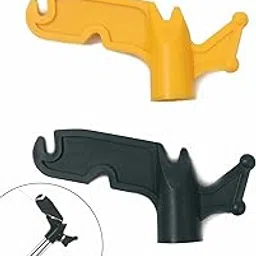 TonGass (2-Pack Multi-Purpose Plastic Utility Hook Attachment for Poles-Screw-On Hook 3/4" Inner Diameter Fits Threaded Poles Extension Poles & Broom Handles, Bird Feeder Pole Hanger Tool-image-55