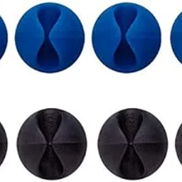 SYGA Cable Clips Multi Purpose Cable Organizer Cord Management Self Adhesive Durable (Multicolor) Set of 4-picture-21