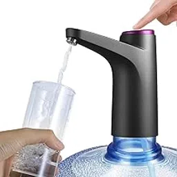 TEKCOOL Electric Water Dispenser Pump for 20 Litre Bottle | Automatic Drinking Water Can Dispenser | Portable, Foldable, USB Rechargeable Pump for Home, Office, Outdoor – 1200mAh Battery (Standard).-image-7