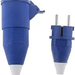 DECENT AIR SYSTEM® EU European Waterproof IP54 2Pin Electric Power Male Plug Female Schuko Rewireable Detachable Socket Adapter Extension Cord (1 PAIR)-image-8