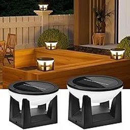 Fastlink;Modern LED Solar Post Lights for Outdoor Fence & Deck - Waterproof Landscape Column Lighting with Long-Lasting Brightness-image-59