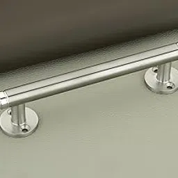 Nixnine Stainless Steel Round Main Door Handle/Bathroom Handle/Door Handle Pull, for Cabinet, Drawer, Kitchen, Cupboard, Door, Chrome Finish (8 Inch) Pack of 2,-picture-13