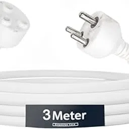 Electronic Spices Male-Female Extension Wall Cord Cable | 3-Pin PVC | Suitable for Computers (3-Meter)-picture-17