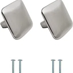 VOLO Silver Satin Cabinet Knob/Drawer Cabinet Knobs/Wardrobe Door Knobs/Cupboard Drawer Pull Handle/Kitchen Drawer Knob/Pulls (Knob_D), Silver Satin Finish (Pack of 2)-picture-19