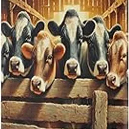 Cows Farmhouse Light Switch Cover Decorative Receptacle Outlet Wall Plate Guard Plastic Wall Outlet Cover for Farmhouse Home Decor Livingroom (Unused Outlet Cover)-image-5
