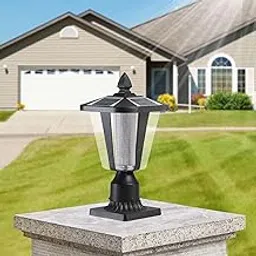 Zyvola Energy-Efficient Solar LED Post Lantern Lights for Outdoor Pathways & Gardens - Auto On/Off Waterproof Landscape Lighting-picture-30