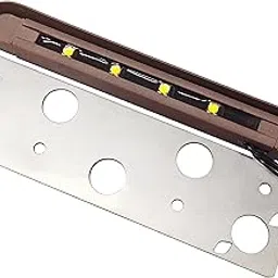 Tasfeli 7 inch LED Rigid Landscape Light, 2W LED Step Light, Outdoor IP67 Waterproof, Warm White 2700K, Garden Path Light, 50,000 Hours Life 1 image 1