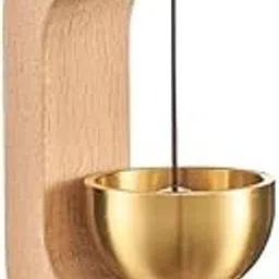 Handcrafted Wooden Magnetic Door Bell – Vintage Brass Shopkeeper’s Chime for Home, Shop, Café & Garden Décor-image-48