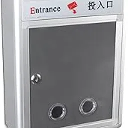 MYADDICTION Suggestion Mail Box with Lock Organizer Post Box for Customer Center Durable image 1