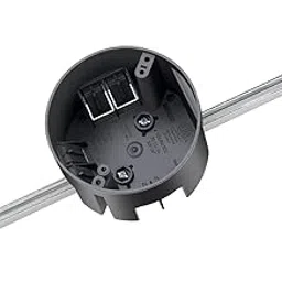 Round Electrical Box with Hanger Bar Commercial Reliable Ceiling Fan Bracket Dark Gray-picture-36