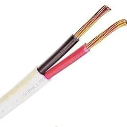 Glopro PVC Copper Wire Cable 2 core 1mm Round for Home and Industrial Wiring - 5 Feet White Extension Cord-picture-13