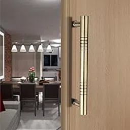 ALDEN 12 inch Main Door Handle/Handle for Glass and Wooden Door/Pull and Push Stainless Steel Door Handle (Brass Antique) (Pack of 1)-image-89