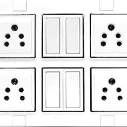 KRIJAS 4 Socket 4 Switch Extension Board with, Office, Appliances,Wall Mounted Switch Board with Wiring-picture-16
