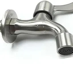 Stainless Steel Mop Sink Faucet - Cold Water Bib Tap for Pool, Garage, Utility Sink-picture-10