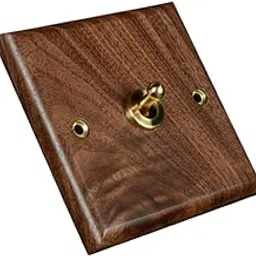 TRENDIVIBE Lighting Switch Plate Premium Wooden Outlet Panel for Living Room Kitchen Hotel Single Lever-picture-21