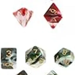 ATORSE Toy 14 Pcs Acrylic Polyhedral Dice Party Favors Props Table Games-Toys & Hobbies-Games-Role Playing Games-Dungeons & Dragons-Accessories & Dice-image-33