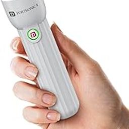 Portronics Eco Glow Mini LED Torch Light with USB Rechargeable Battery, Compact Size Flashlight, Dual-Brightness Levels, SOS Emergency Light Mode, for Home, Outdoor, Camping, Travel (White)-picture-21