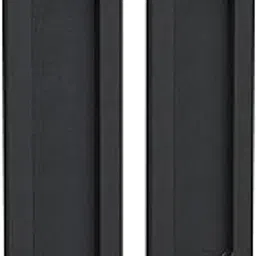 Tazweeq 6" Finger Flush Pulls for Closet Pocket, Pull Recessed Handle Rectangular Plate, Farmhouse Rustic Style, Sliding Barn Door Handle Set, Matte Black, 2 Pack-image-65