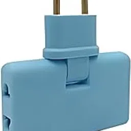 2 Pin Portable 3 in 1 Plug Socket – Travel Friendly (Multicolor)-image-48