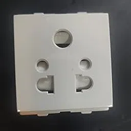 Elleys E Square Socket 6 Amp with Shutter White-picture-21